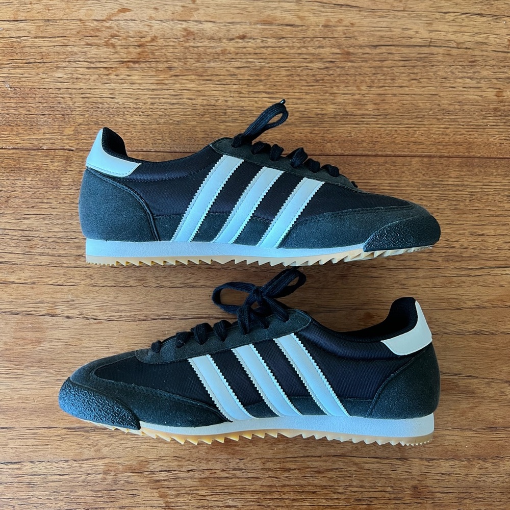 Adidas OG DRAGON Black White Men 7.5 - Picture 4 of 9